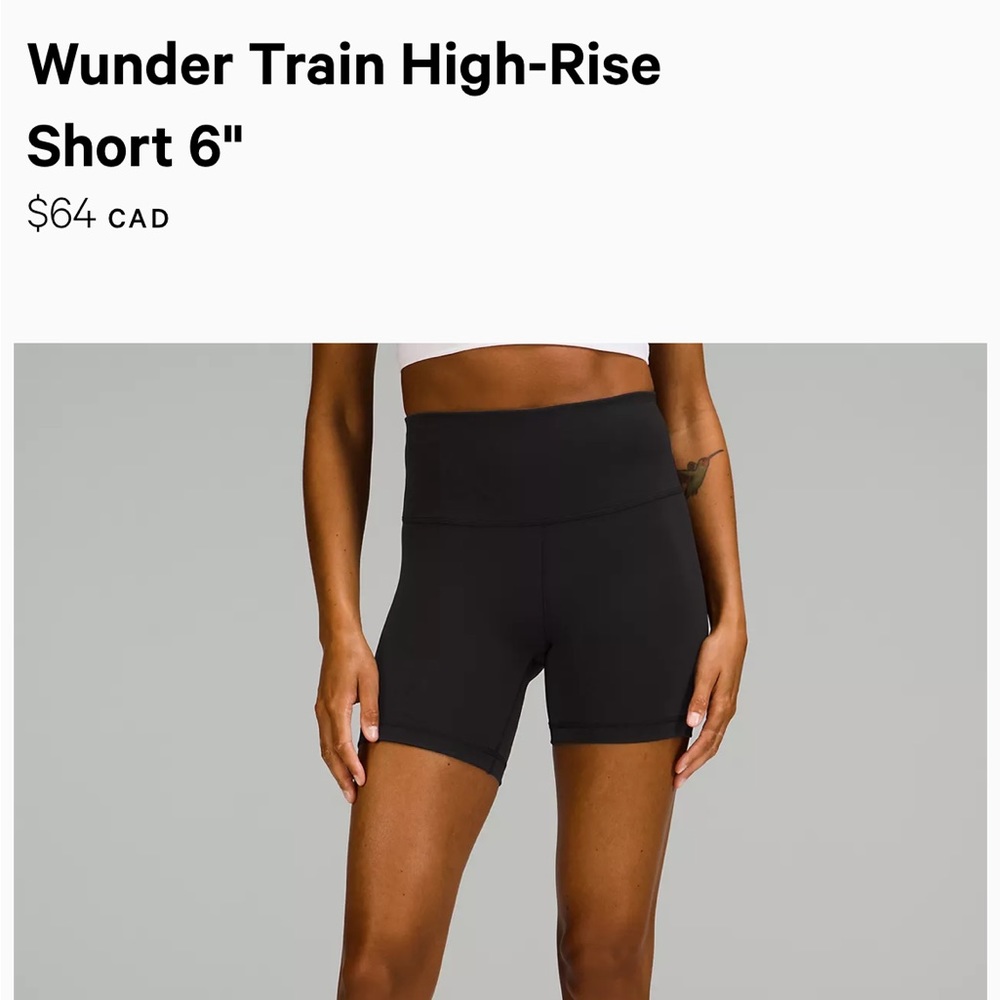 Lulu Lemon Wunder Train Short